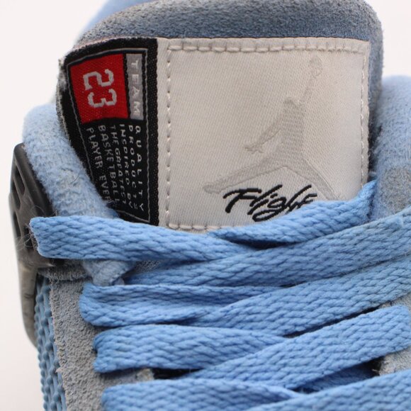 Nike Air Jordan 4 Retro GS  Youth 7 Women's 8.5 University Blue  Shoe 408452-400 - Picture 10 of 12